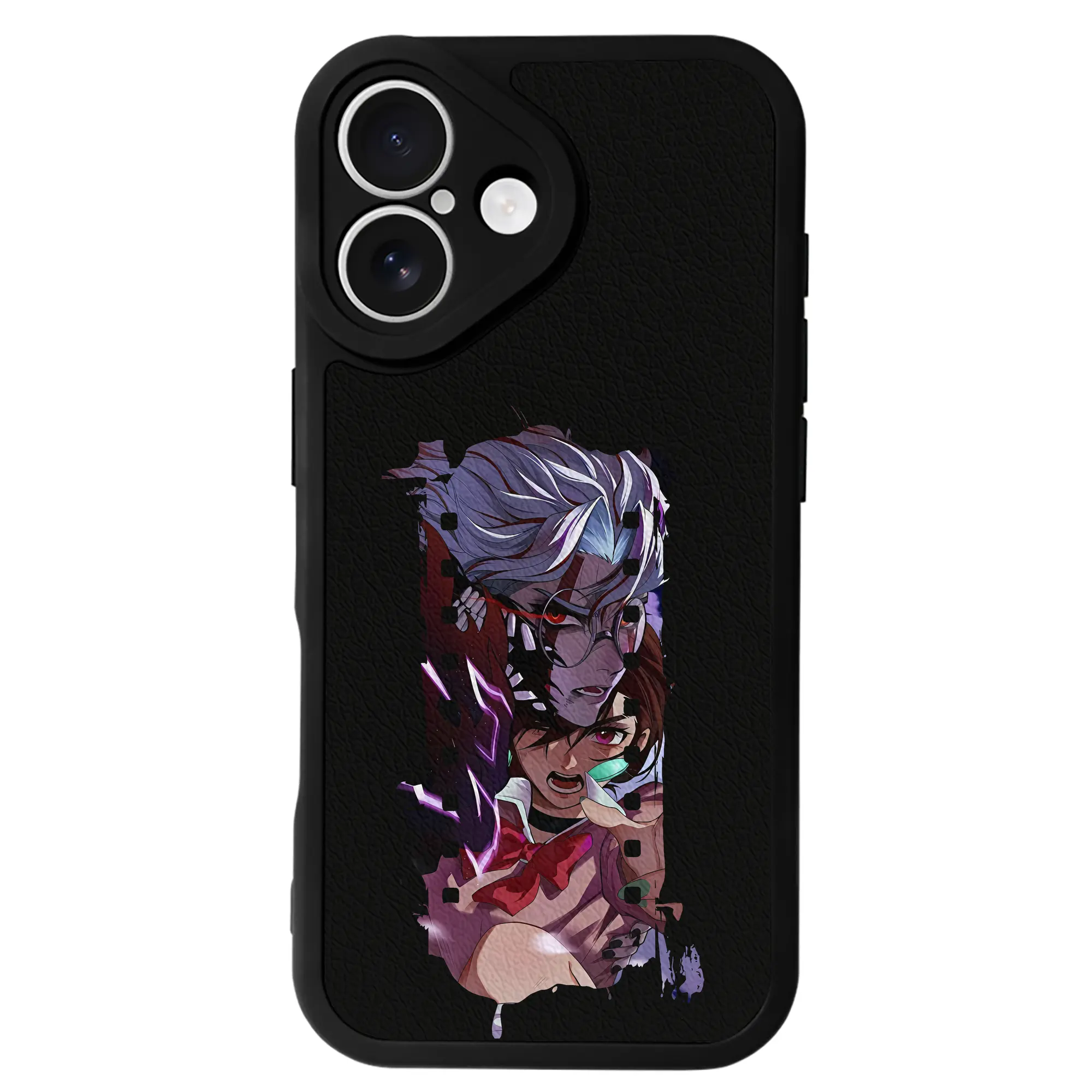 ダンダダン グッズ,綾瀬桃 - IPhone 16シリーズ対応 ・ シリコンスマホケース ・ レザー調 ・ 高精度フィット ・ 耐衝撃 ・ ワイヤレス充電対応 ・ 精密カット